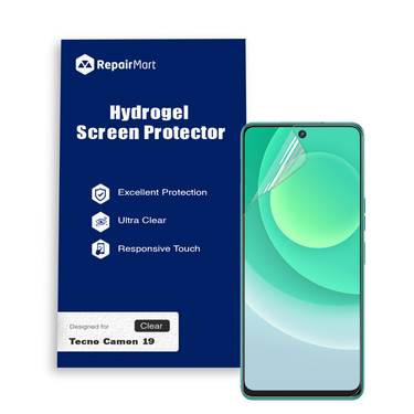 Tecno Camon 19 Compatible Premium Hydrogel Screen Protector With Full Coverage Ultra HD
